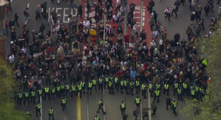 Protesters Clash Over Racism And Migration Issues 1 Protesters Clash Over Racism and Migration Issues